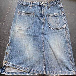 Denim A-Line Skirt M